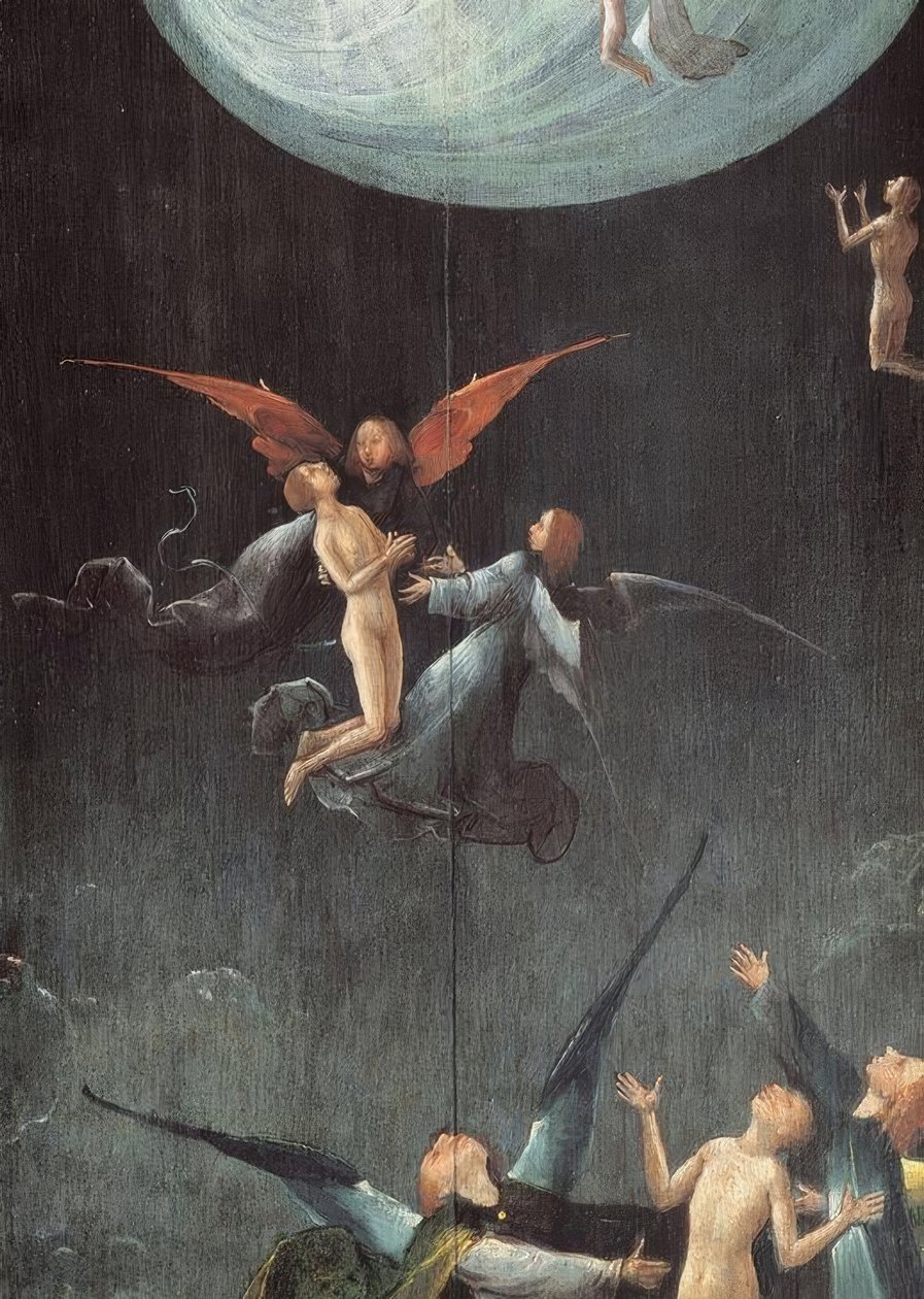 Wejście do raju niebiańskiego autorstwa Hieronymus Bosch