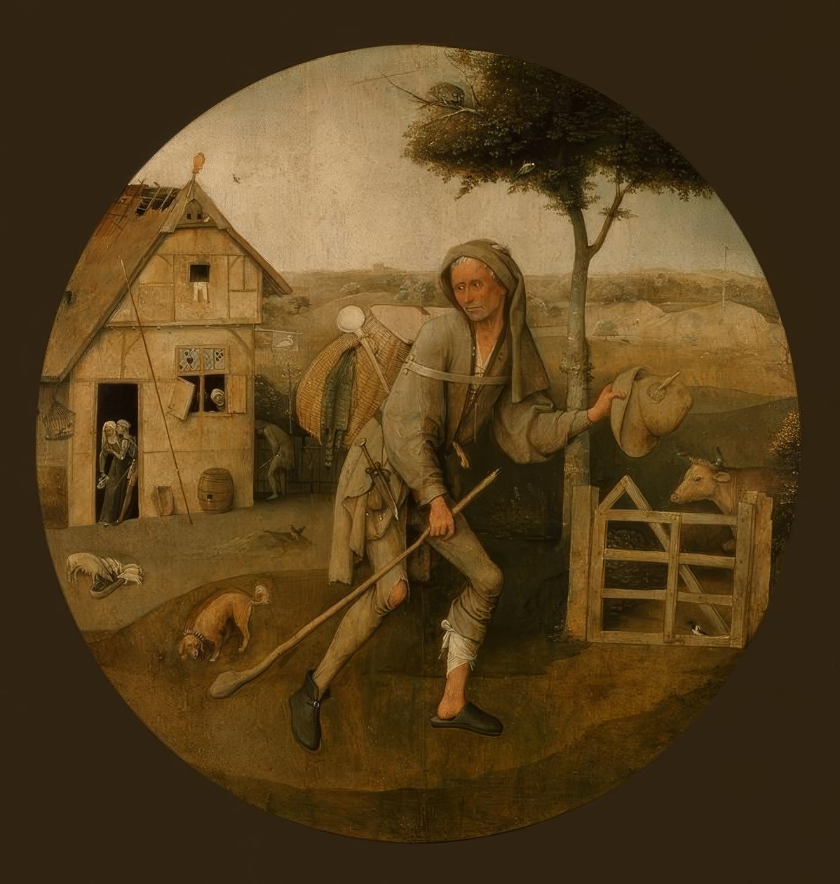 Włóczęga autorstwa Hieronymus Bosch