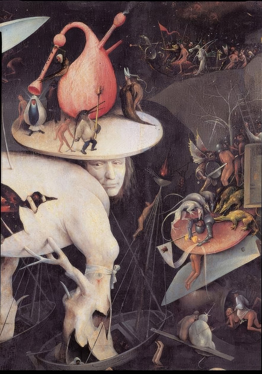 Piekło autorstwa Hieronymus Bosch
