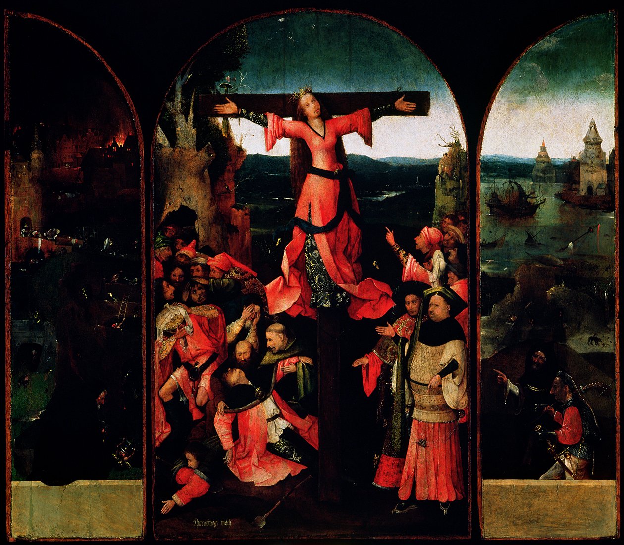 St. Liberata Triptych autorstwa Hieronymus Bosch