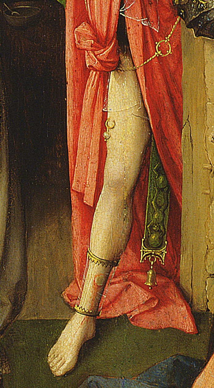 Adoracja Trzech Króli, fragment Antychrysta, 1510 (detal 3427) autorstwa Hieronymus Bosch