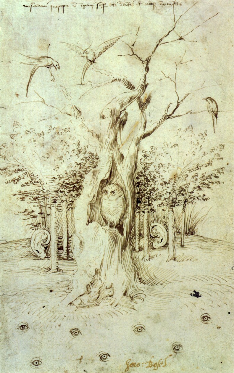Las, który słyszy i pole, które widzi autorstwa Hieronymus Bosch