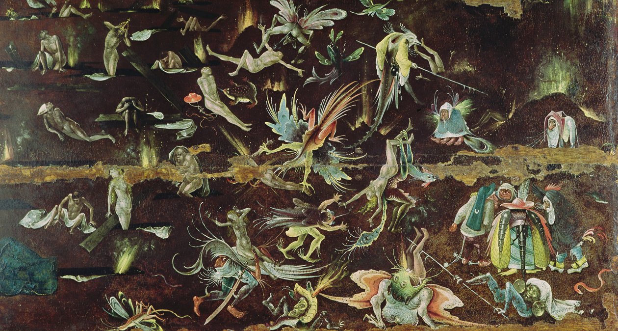 Sąd Ostateczny, ok. 1504 (szczegółowo) autorstwa Hieronymus Bosch