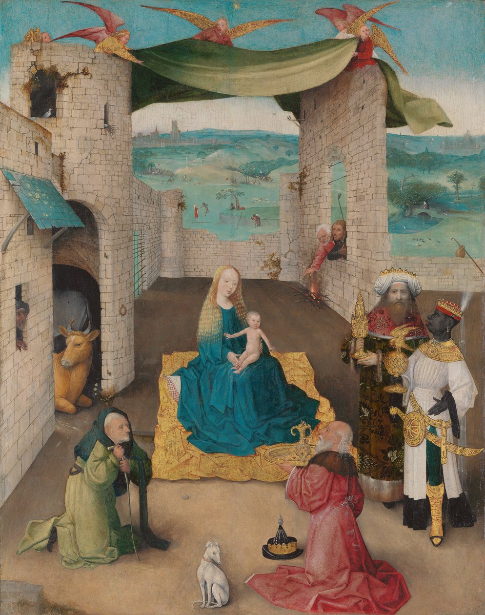 Adoracja Trzech Króli autorstwa Hieronymus Bosch