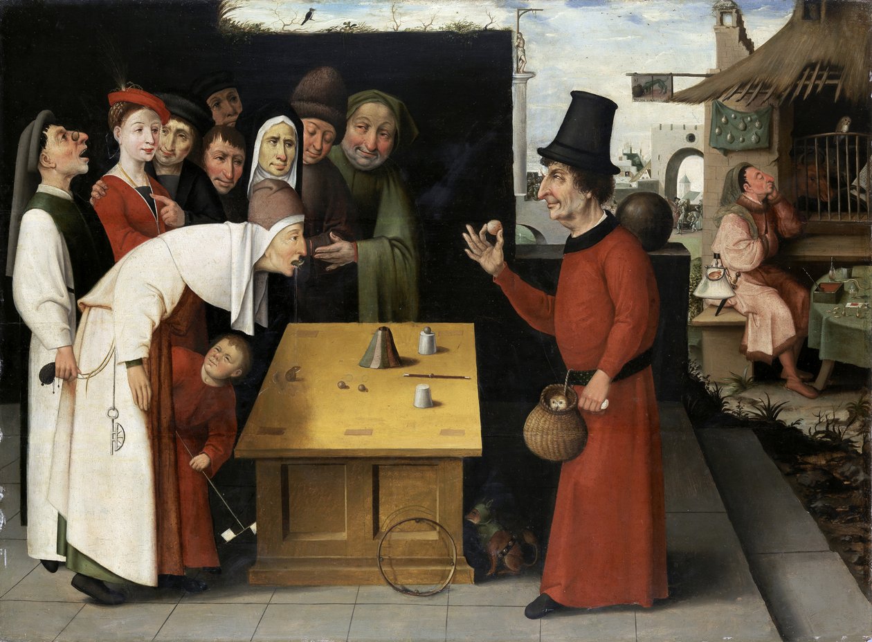 Szarlatan autorstwa Hieronymus Bosch