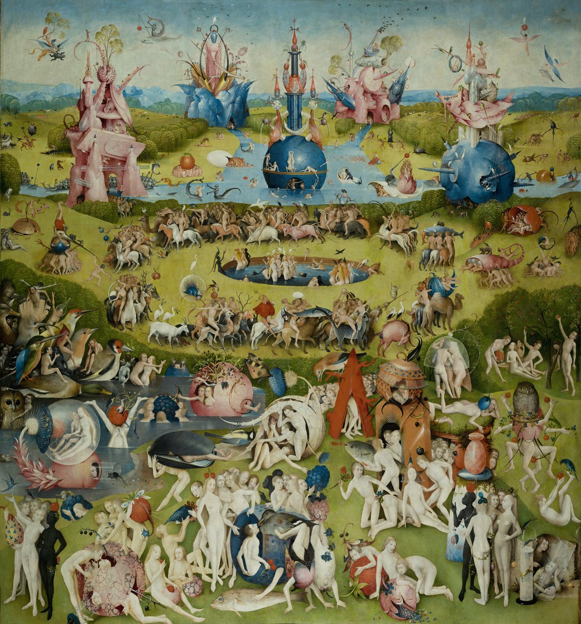 Ogród rozkoszy ziemskich autorstwa Hieronymus Bosch