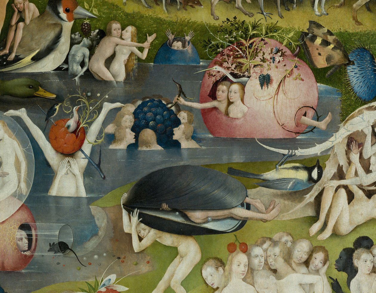 Ogród rozkoszy ziemskich autorstwa Hieronymus Bosch