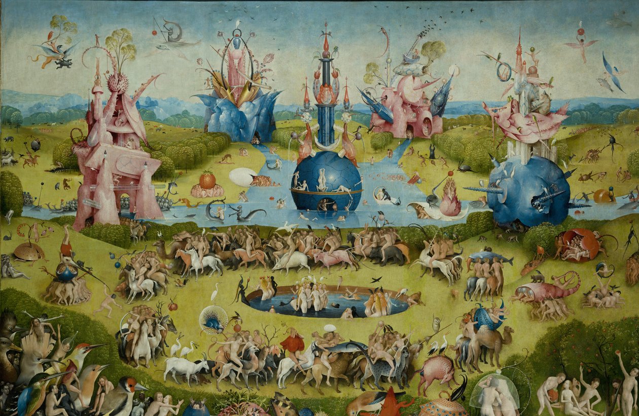 Ogród rozkoszy ziemskich autorstwa Hieronymus Bosch
