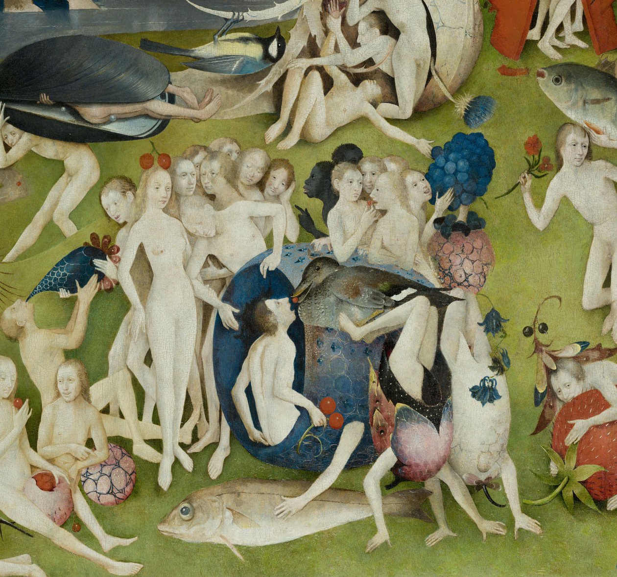 Ogród rozkoszy ziemskich, 1490-1500 autorstwa Hieronymus Bosch