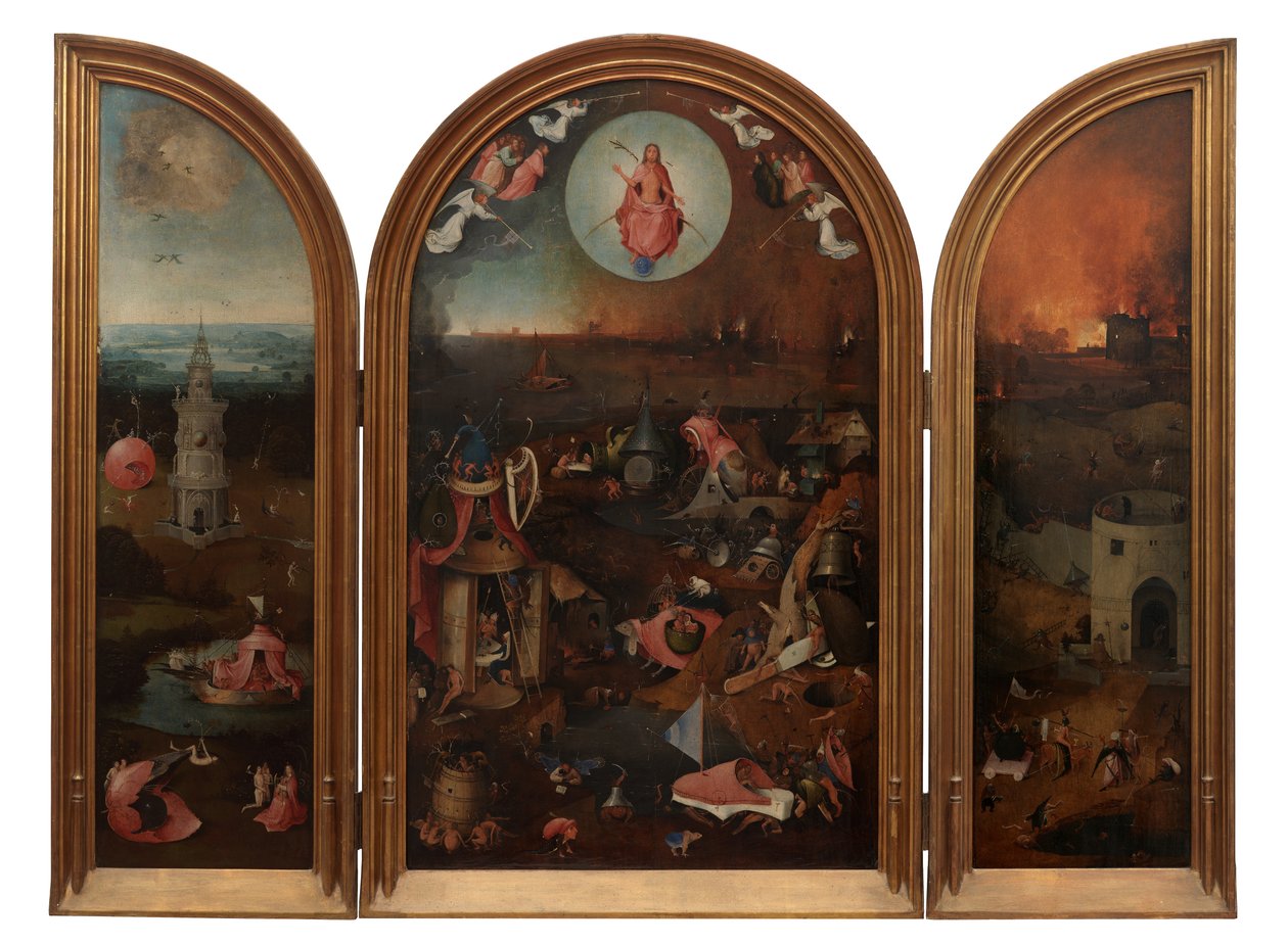 Sąd Ostateczny (olej na desce) autorstwa Hieronymus Bosch