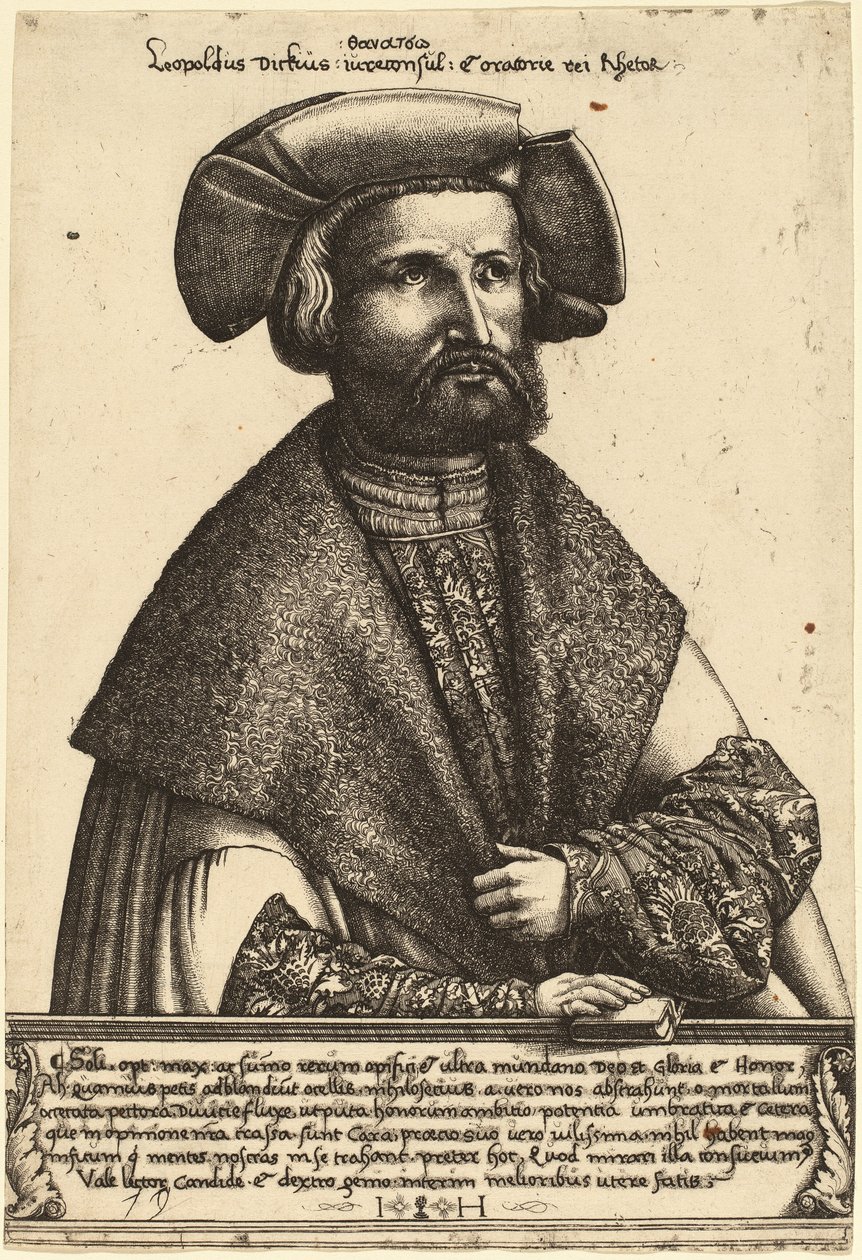 Leopold Dick autorstwa Hieronymus Hopfer