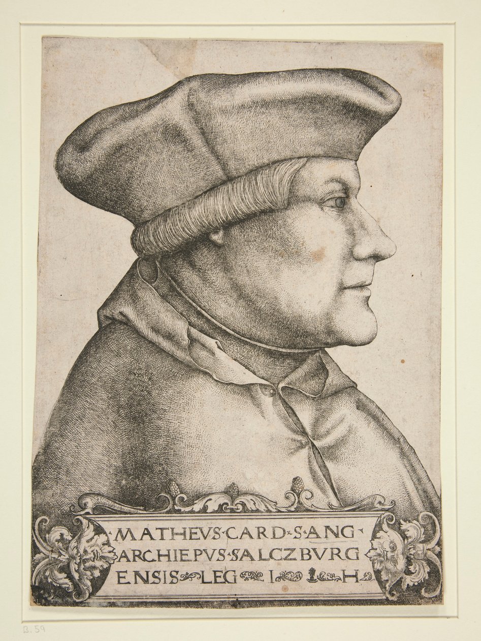 Matth?us Lang, kardynał-arcybiskup Salzburga autorstwa Hieronymus Hopfer