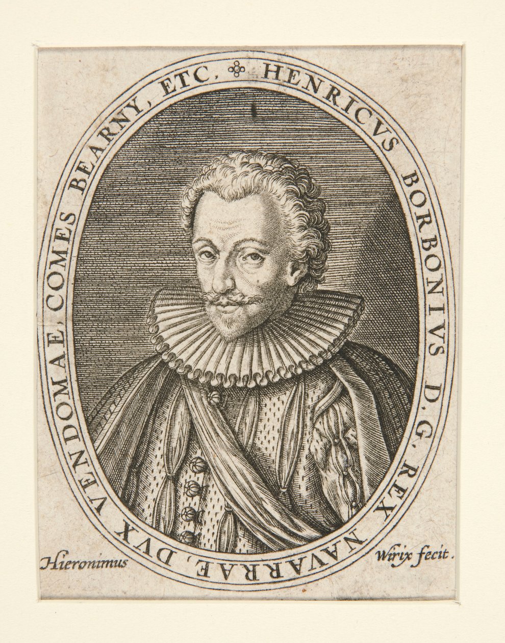 Król Henryk IV autorstwa Hieronymus Wierix