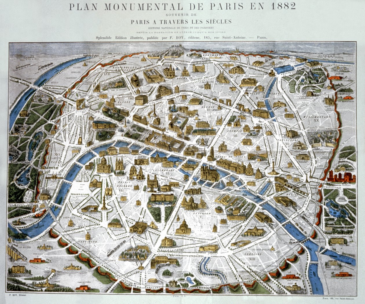 Nowy Paryż. c.1867 (grawerowanie) autorstwa Hilaire Guesnu