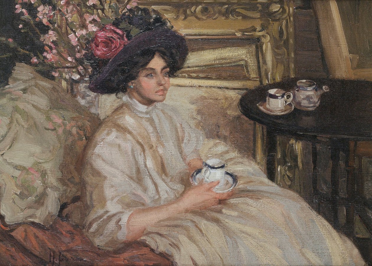 Podwieczorek, 1917. autorstwa Hilda Fearon
