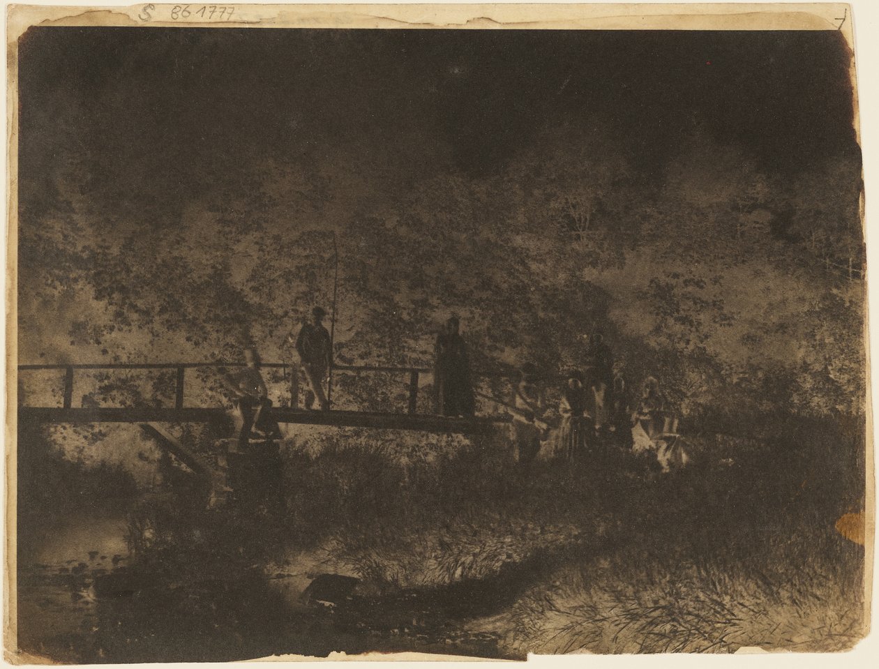 [Most nad Kenley Burn, Burnside]. autorstwa Hill and Adamson