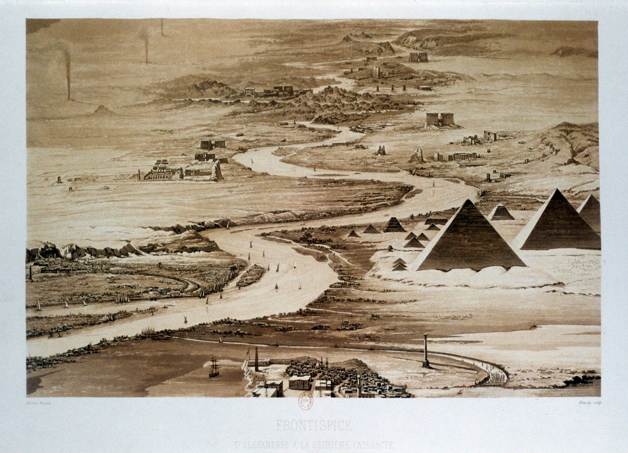 „Od Aleksandrii do drugiej katarakty”, Egipt, 1841 r. autorstwa Himely