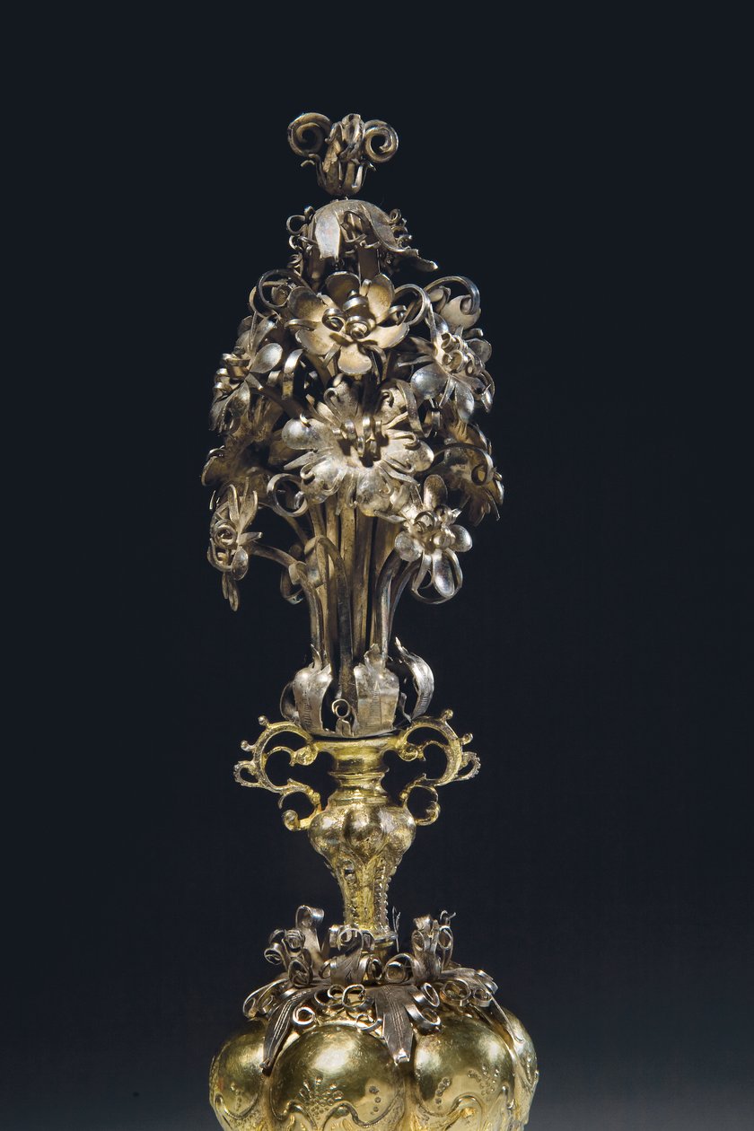 Medingen Minerva Cup, ok.1650 (srebro i srebro) autorstwa Hinrich Ohmssen