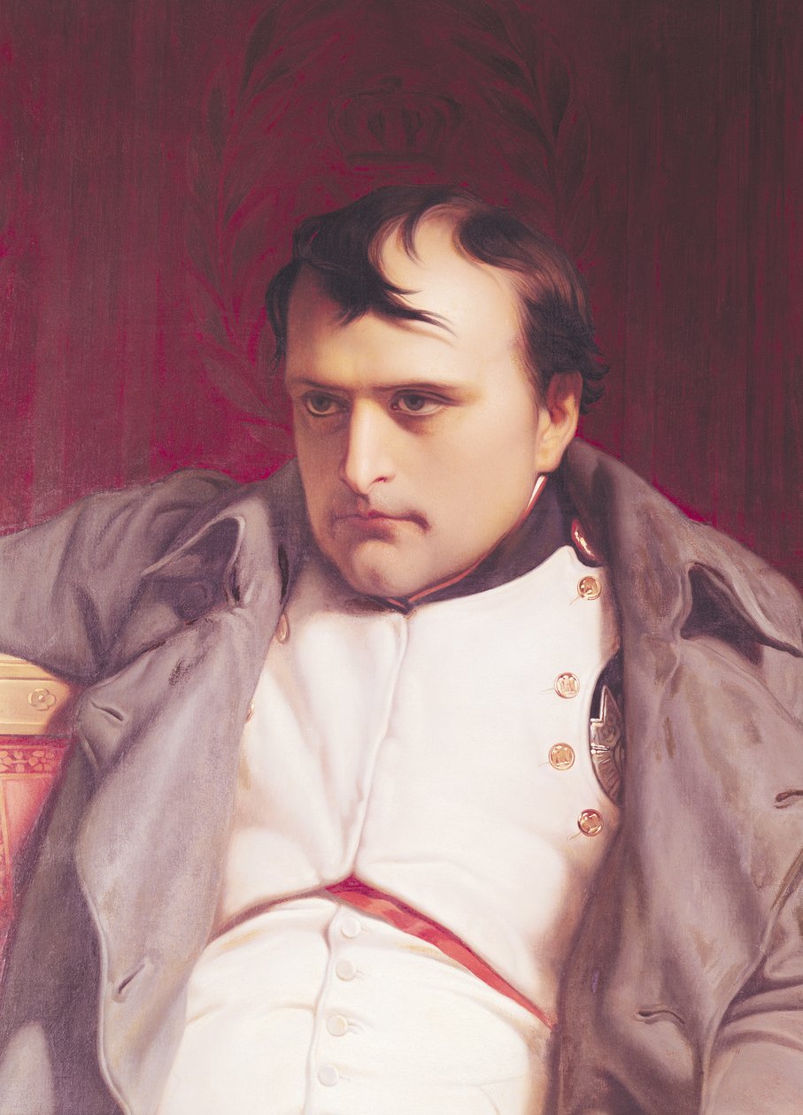 Napoleon (1769-1821) po abdykacji (detal z 157912) autorstwa Hippolyte Delaroche
