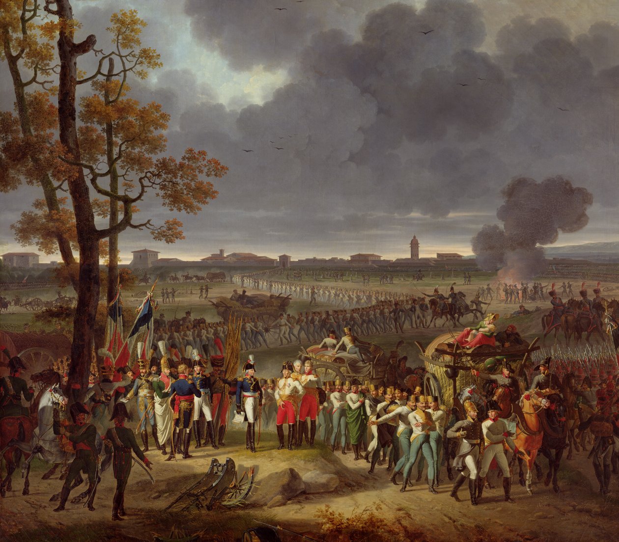 Drugie Oblężenie Mantui 2 lutego 1797, c.1812 autorstwa Hippolyte Lecomte