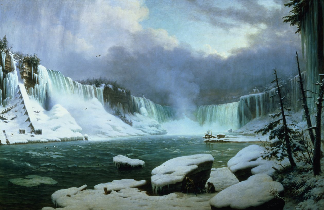 wodospad Niagara autorstwa Hippolyte Victor Valentin Sebron