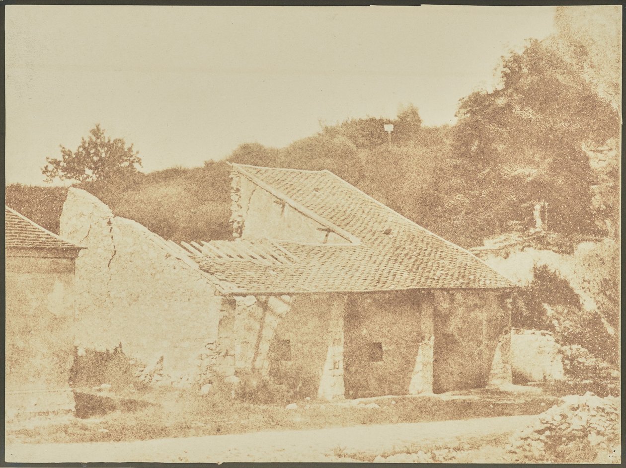 [Wiejski dom w ruinie] autorstwa Hippolyte Bayard