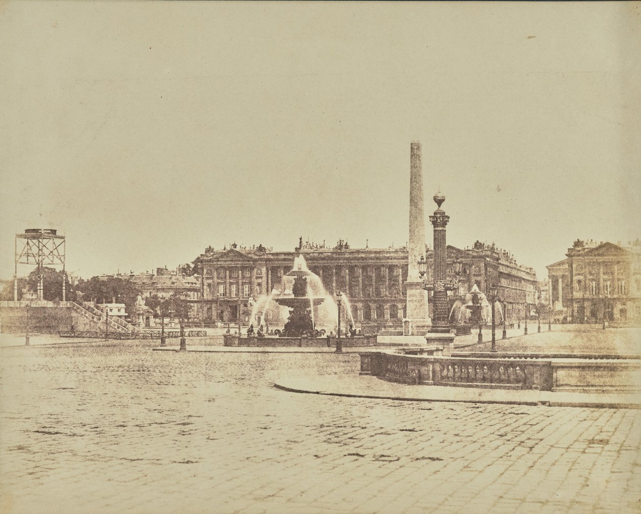 [Place de la Concorde] autorstwa Hippolyte Bayard