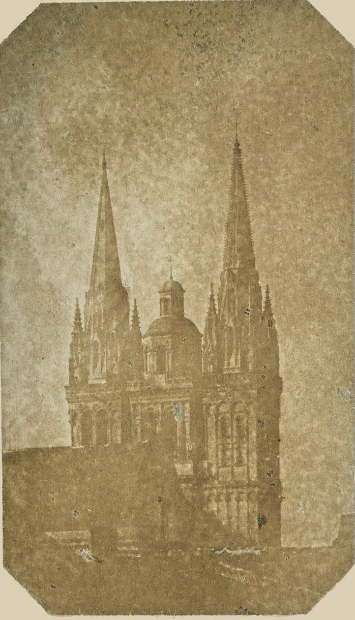 [Iglice katedry Świętego Maurycego, Angers]. autorstwa Hippolyte Bayard