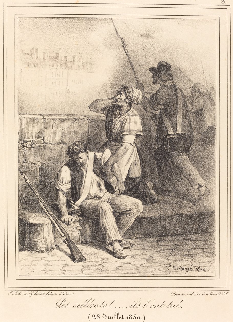 "Łajdaki!..." autorstwa Hippolyte Bellange