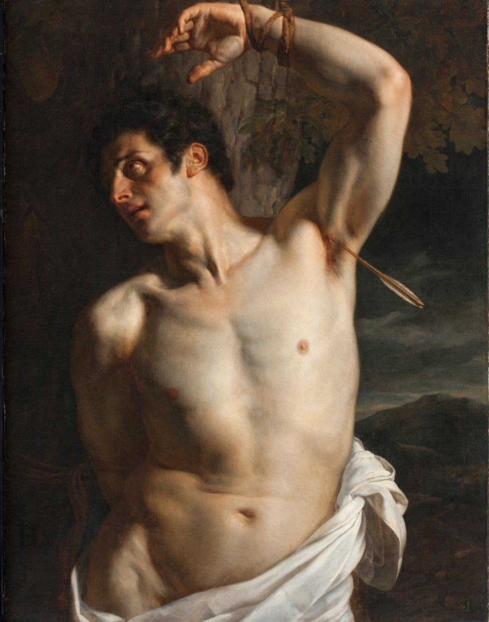 Św. Sebastiana autorstwa Hippolyte Delaroche