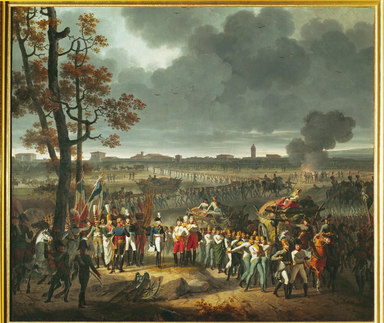 Poddanie się Mantui ... autorstwa Hippolyte Lecomte
