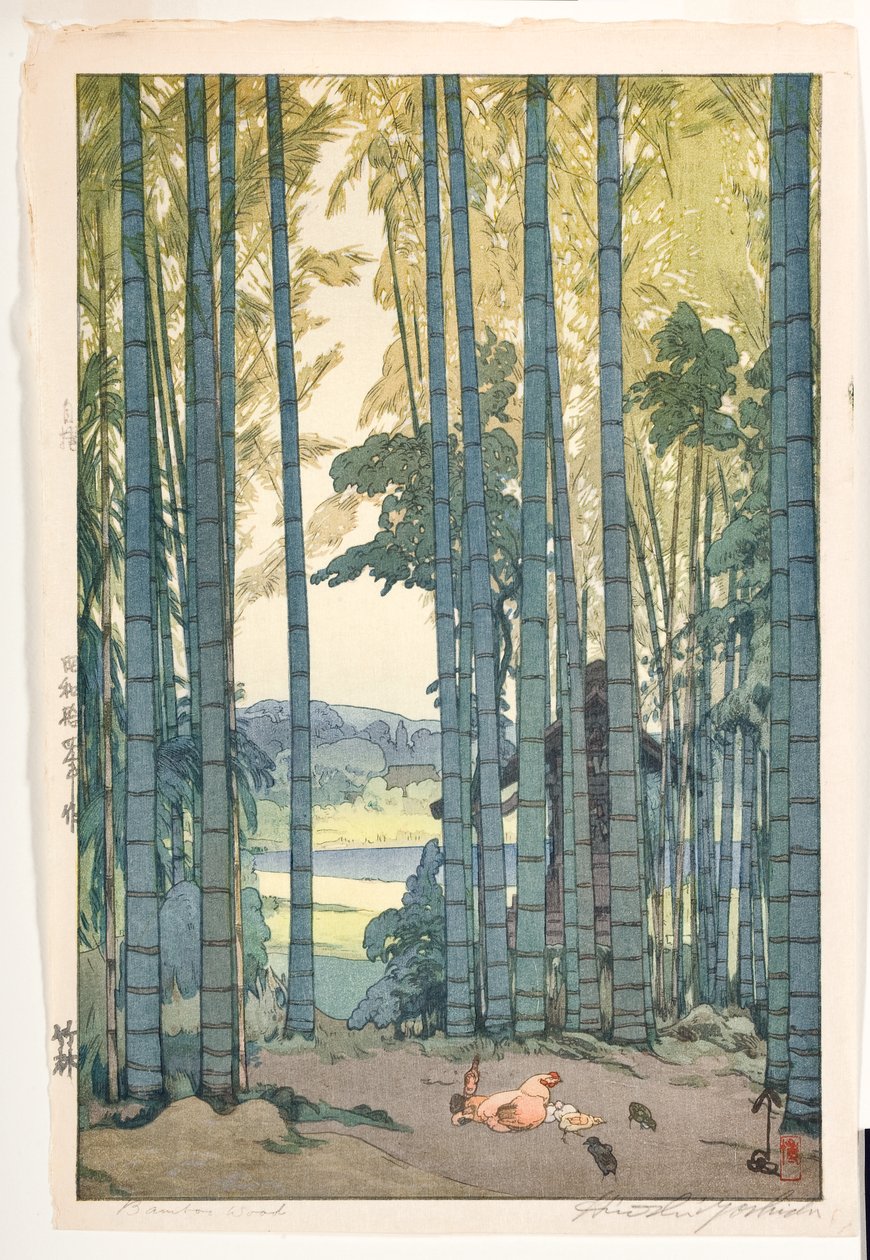 Bambusowy Gaj autorstwa Hiroshi Yoshida