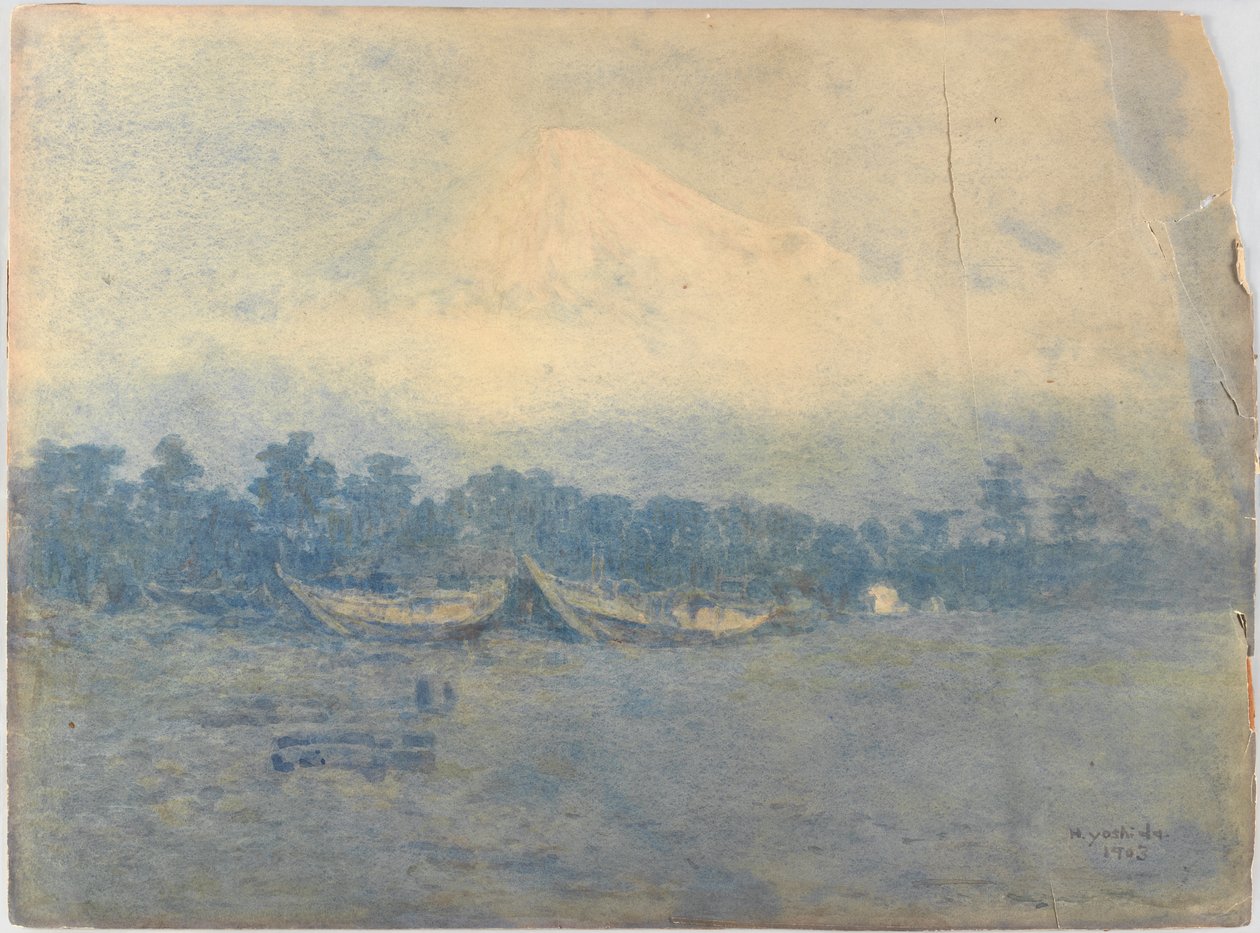 góra Fuji autorstwa Hiroshi Yoshida