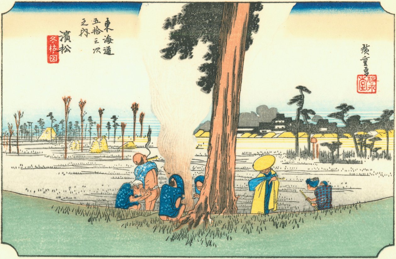Hamamatsu autorstwa Hiroshige