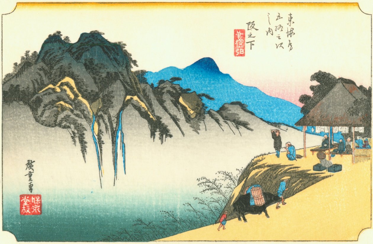 Pod stokiem autorstwa Hiroshige