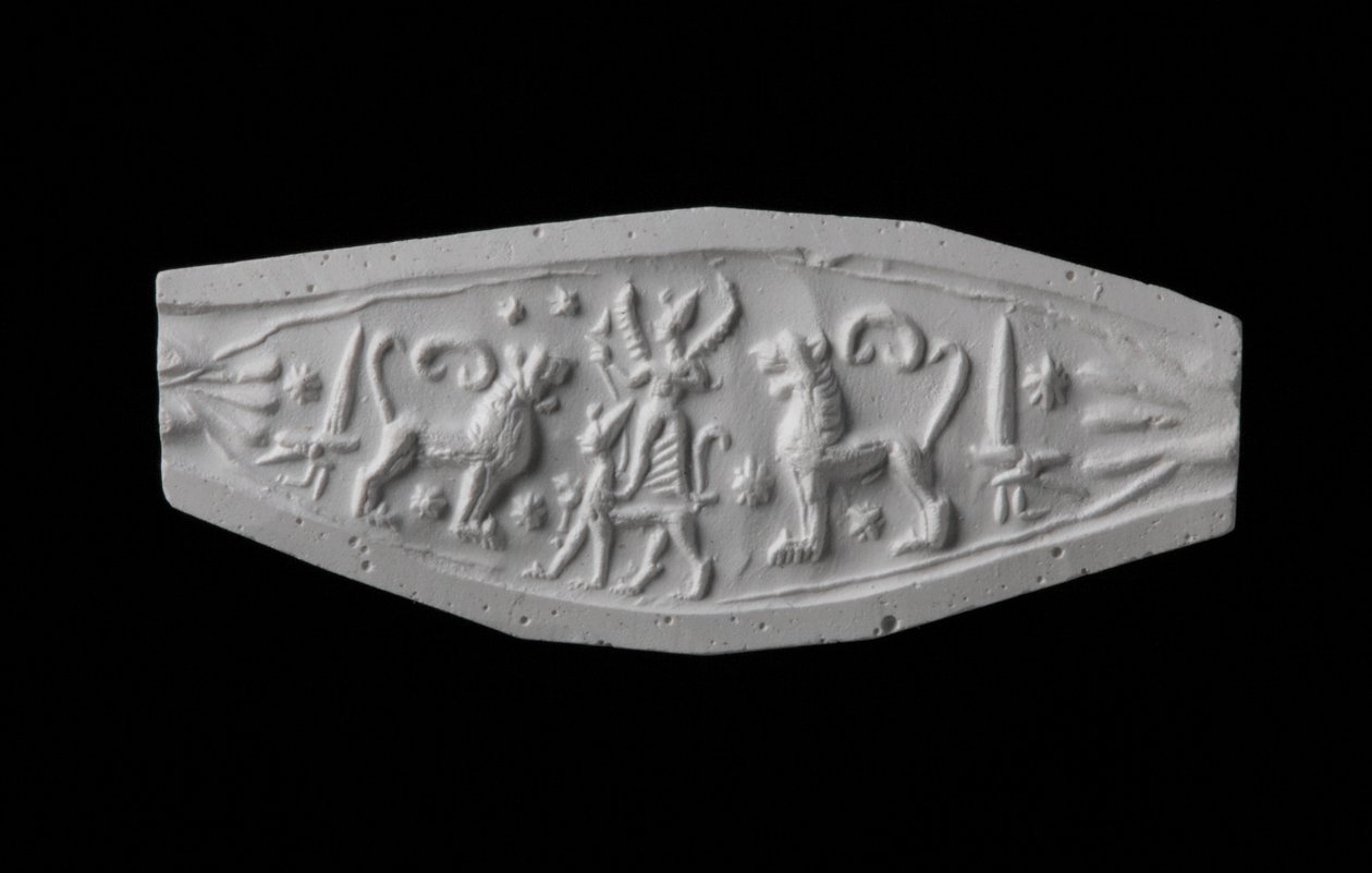 Odcisk pierścienia hetytowego (tynk) autorstwa Hittite