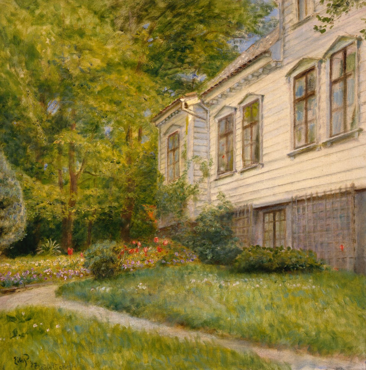 Soelysta autorstwa Hjalmer Eilif Emanuel Peterssen