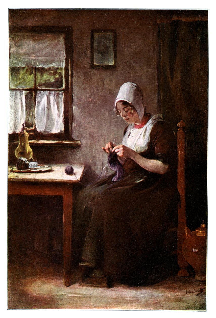 Dziewiarska rybaczka, 1901. autorstwa Hobbe Smith