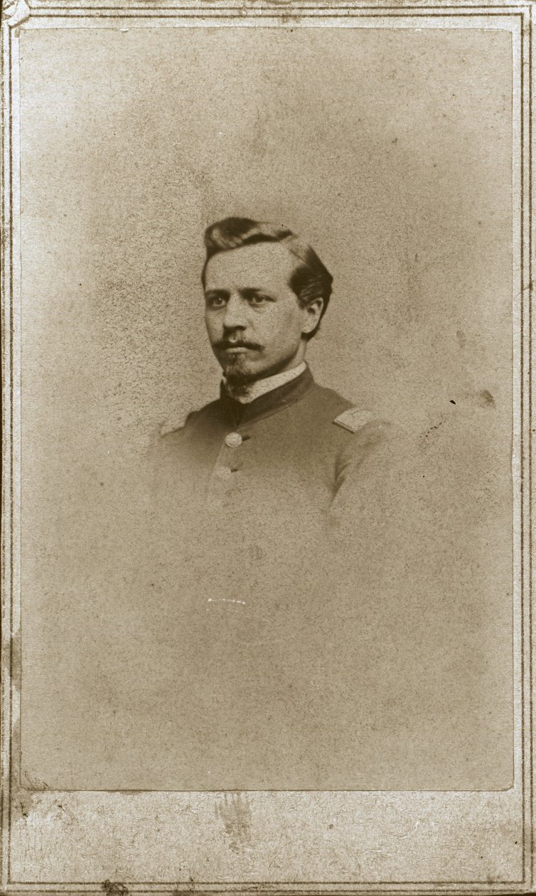 Otto Lademanna. (Kapitan, Kompania F, 3. Ochotnicza Piechota Missouri) autorstwa Holke and Benecke