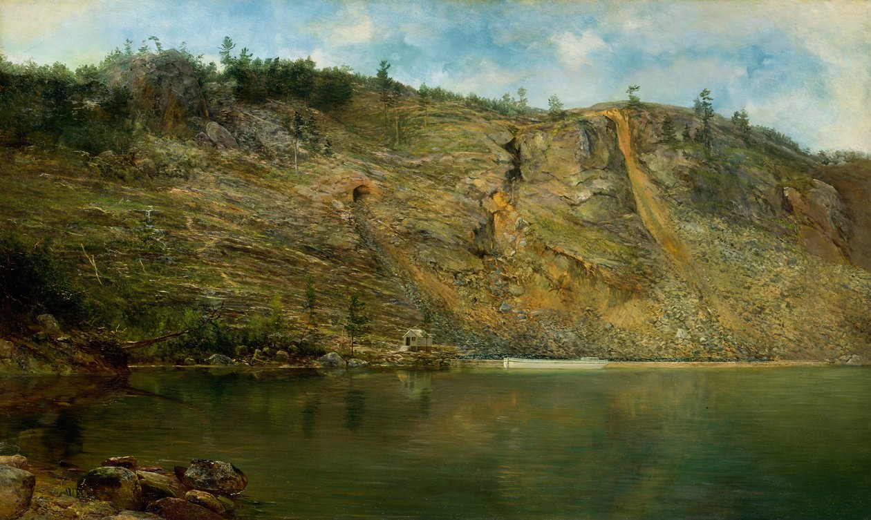 Kopalnia żelaza, Port Henry, Nowy Jork autorstwa Homer Dodge Martin