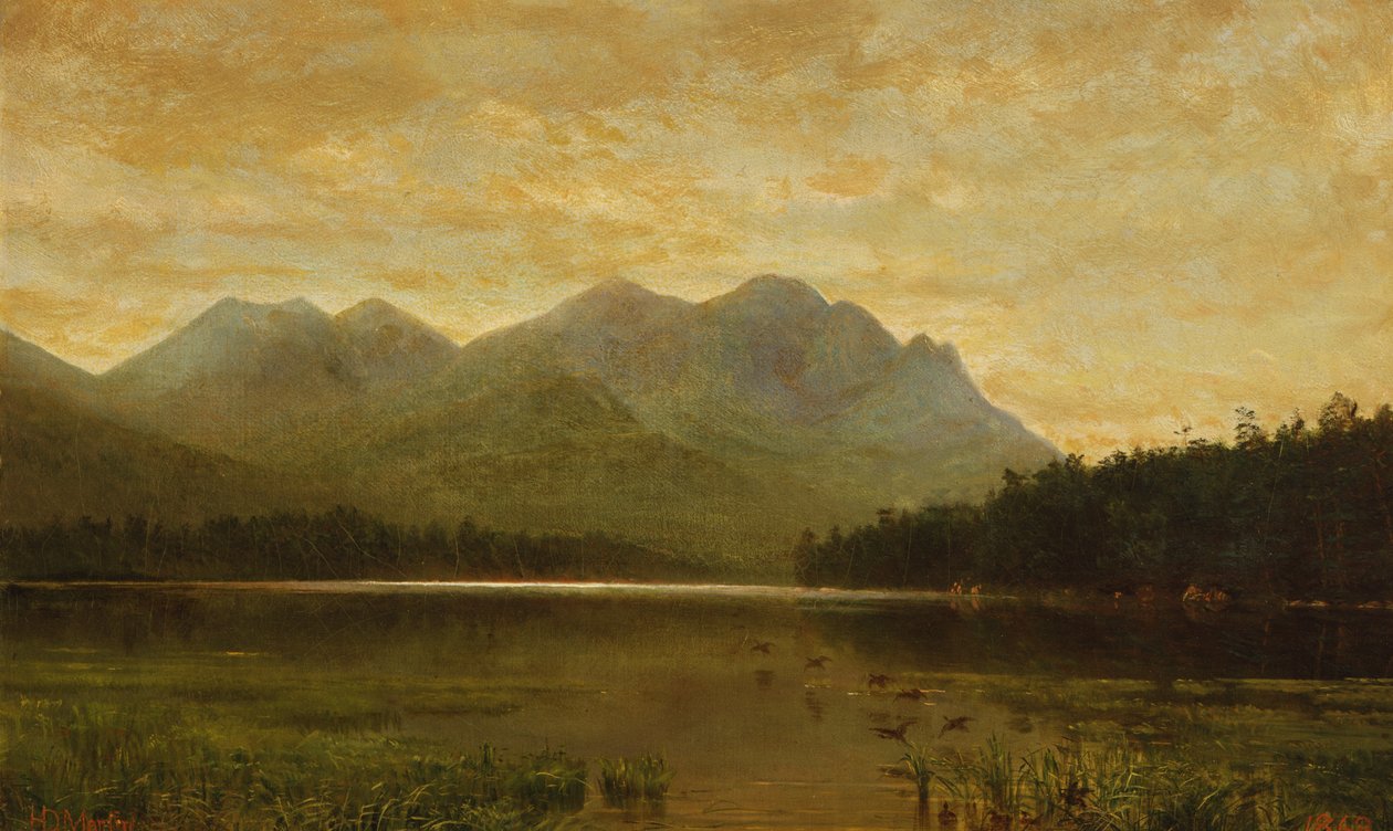 Jezioro Górne Ausable, 1868. autorstwa Homer Dodge Martin