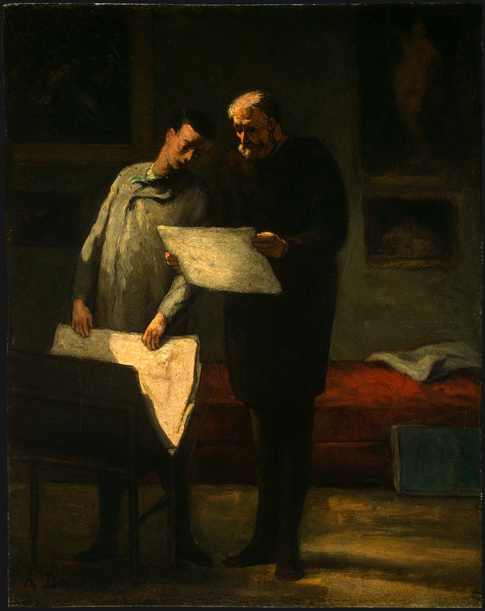 Porady dla młodego artysty autorstwa Honoré Daumier