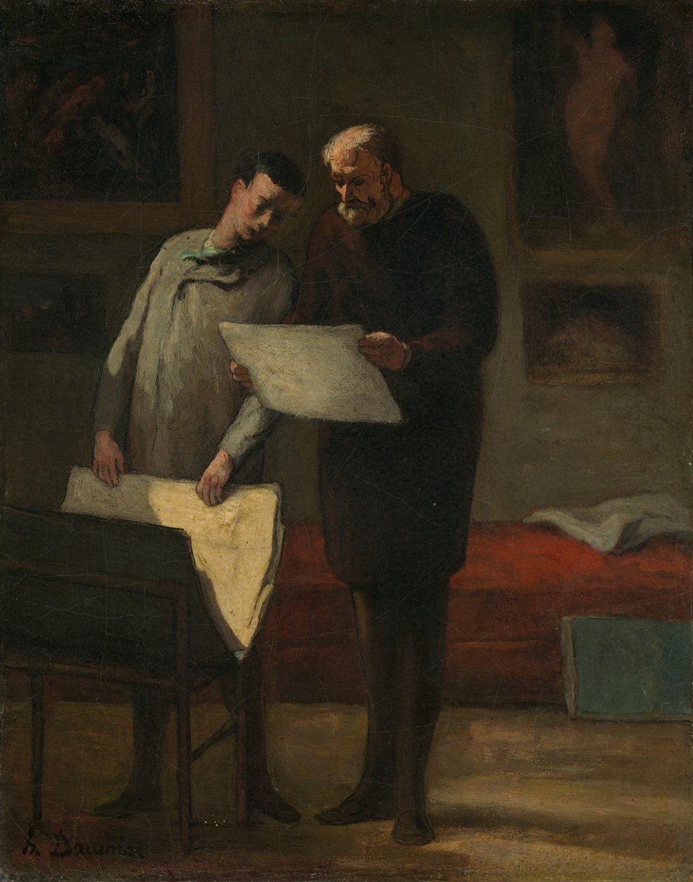 Porady dla młodego artysty autorstwa Honoré Daumier