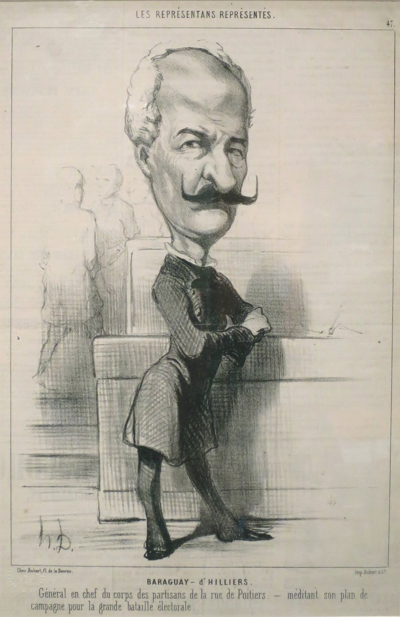 Archille Baraguay dHilliers autorstwa Honoré Daumier