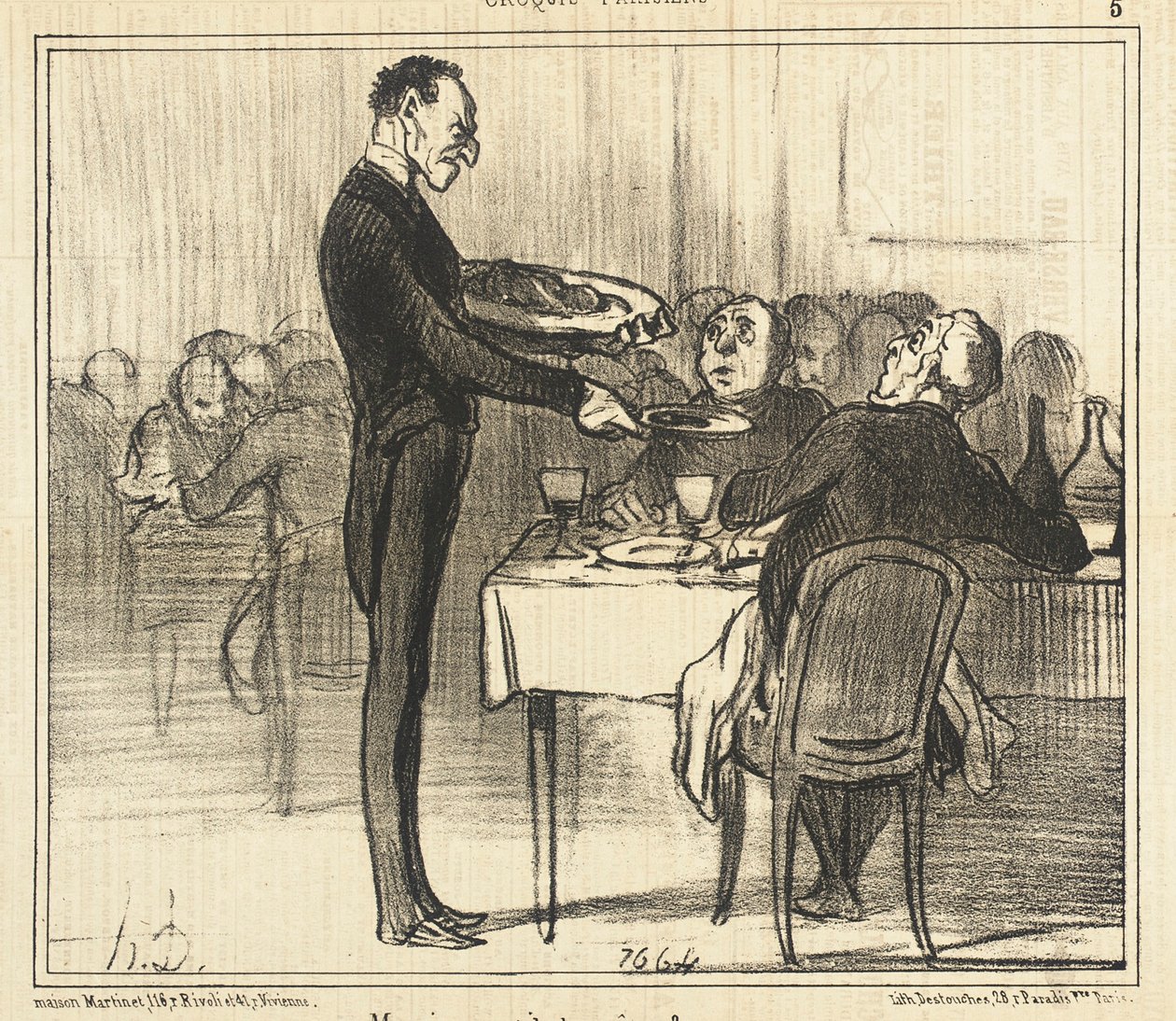 Czy pan chce naleśników... autorstwa Honoré Daumier