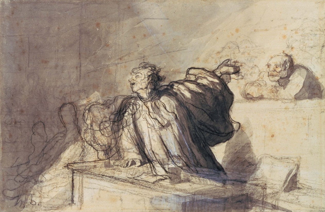 Apel o obronę autorstwa Honoré Daumier