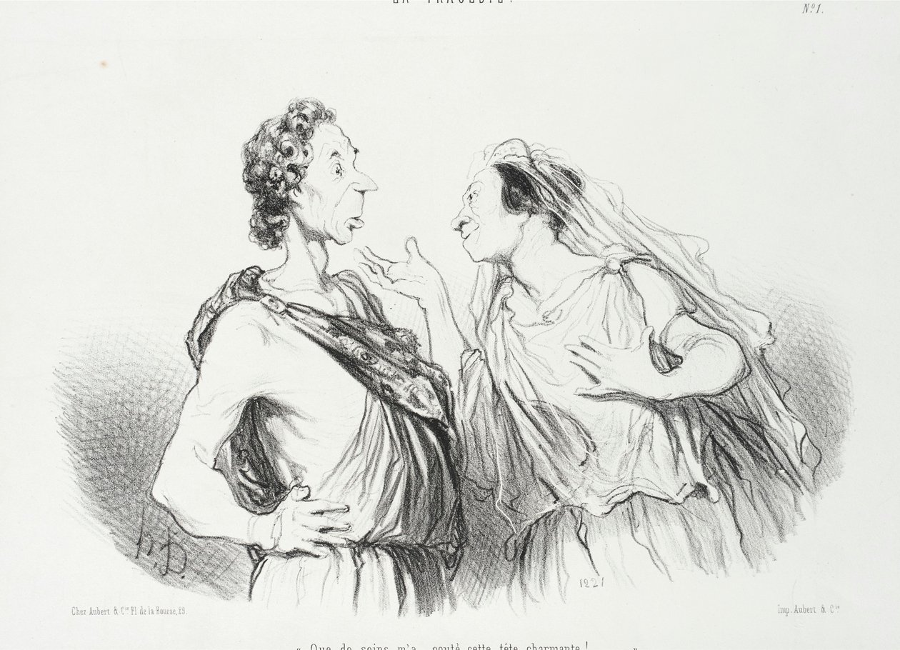 Jaką troskę kosztowała mnie ta urocza głowa autorstwa Honoré Daumier