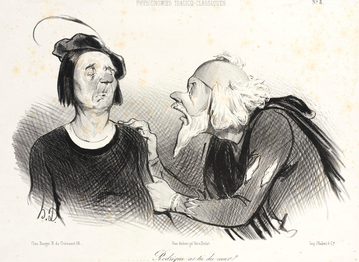 ... Rodrigue czy masz serce ... autorstwa Honoré Daumier