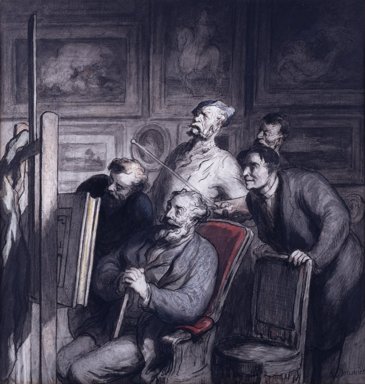 Amatorzy autorstwa Honoré Daumier