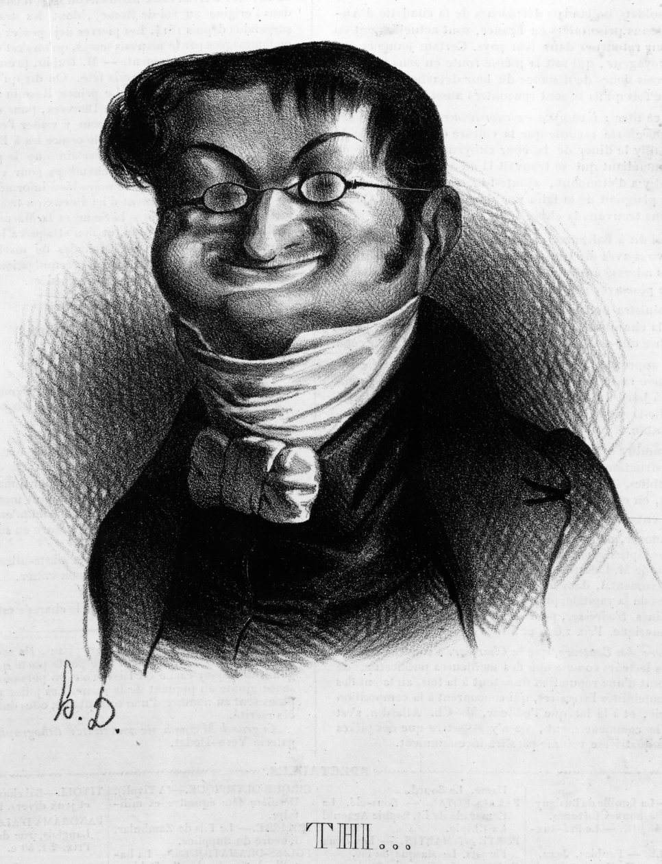 „Thi”, karykatura Adolphe Thiers z „Le Charivari”, 2 czerwca 1833 autorstwa Honoré Daumier